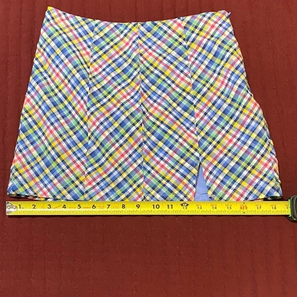 Urban Outfitters Plaid Mini Skirt Small Petite - Picture 11 of 11